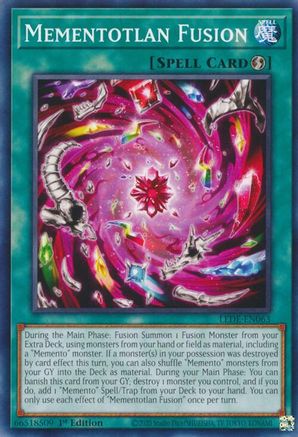 Mementotlan Fusion (LEDE-EN063) - Legacy of Destruction 1st Edition Legacy of Destruction Yugioh Single  Squirtle Squad Card Shop.