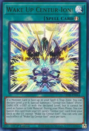 Wake Up Centur-Ion! (LEDE-EN064) - Legacy of Destruction 1st Edition Legacy of Destruction Yugioh Single  Squirtle Squad Card Shop.