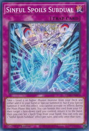 Sinful Spoils Subdual (LEDE-EN074) - Legacy of Destruction 1st Edition Legacy of Destruction Yugioh Single  Squirtle Squad Card Shop.