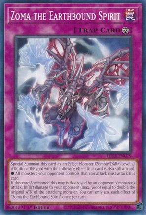 Zoma the Earthbound Spirit (LEDE-EN079) - Legacy of Destruction 1st Edition Legacy of Destruction Yugioh Single  Squirtle Squad Card Shop.
