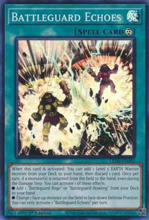 Battleguard Echoes (LEDE-EN082) - Legacy of Destruction 1st Edition Legacy of Destruction Yugioh Single  Squirtle Squad Card Shop.