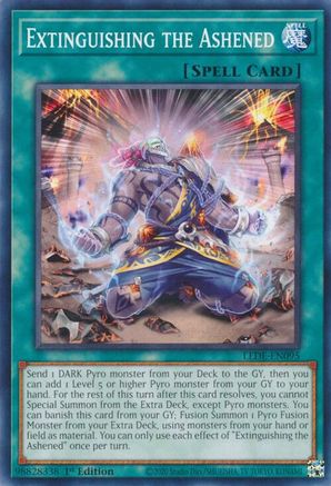 Extinguishing the Ashened (LEDE-EN095) - Legacy of Destruction 1st Edition Legacy of Destruction Yugioh Single  Squirtle Squad Card Shop.