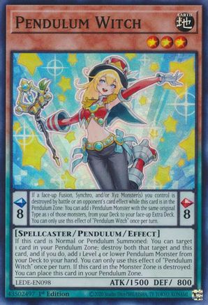 Pendulum Witch (LEDE-EN098) - Legacy of Destruction 1st Edition Legacy of Destruction Yugioh Single  Squirtle Squad Card Shop.