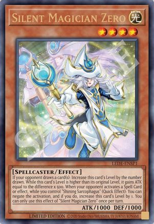 Silent Magician Zero (LEDE-ENSP1) (LEDE-ENSP1) - Legacy of Destruction Limited Legacy of Destruction Yugioh Single  Squirtle Squad Card Shop.