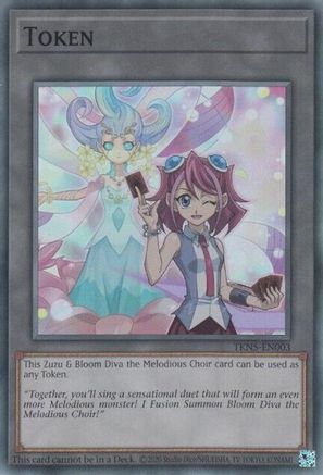 Token: Zuzu and Bloom Diva the Melodious Choir (TKN5-EN003) - Legacy of Destruction Unlimited Legacy of Destruction Yugioh Single  Squirtle Squad Card Shop.