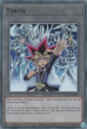 Token: Yugi Muto and Silent Magician and Silent Swordsman (TKN5-EN005) - Legacy of Destruction Unlimited Legacy of Destruction Yugioh Single  Squirtle Squad Card Shop.