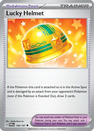 Lucky Helmet 158  - Reverse Holofoil SV06 Twilight Masquerade - Uncommon SV06: Twilight Masquerade Pokemon Single  Squirtle Squad Card Shop.