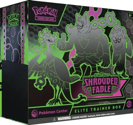 Pokemon TCG - Scarlet & Violet Shrouded Fable Pokemon Center Elite Trainer Box - Exclusive - Sealed - English SV: Shrouded Fable Pokemon Sealed  Squirtle Squad Card Shop.