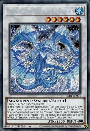 Brionac, the Magical Ice Dragon (BLTR-EN004) - Battles of Legend: Terminal Revenge 1st Edition Battles of Legend: Terminal Revenge Yugioh Single  Squirtle Squad Card Shop.