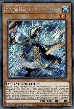 Mirror Mage of the Ice Barrier (BLTR-EN007) - Battles of Legend: Terminal Revenge 1st Edition Battles of Legend: Terminal Revenge Yugioh Single  Squirtle Squad Card Shop.