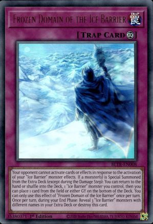 Frozen Domain of the Ice Barrier (BLTR-EN008) - Battles of Legend: Terminal Revenge 1st Edition Battles of Legend: Terminal Revenge Yugioh Single  Squirtle Squad Card Shop.