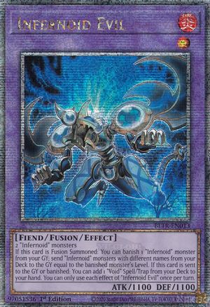 Infernoid Evil (Quarter Century Secret Rare) (BLTR-EN013) - Battles of Legend: Terminal Revenge 1st Edition Battles of Legend: Terminal Revenge Yugioh Single  Squirtle Squad Card Shop.