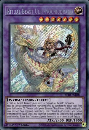 Ritual Beast Ulti-Nochiudrago (BLTR-EN018) - Battles of Legend: Terminal Revenge 1st Edition Battles of Legend: Terminal Revenge Yugioh Single  Squirtle Squad Card Shop.