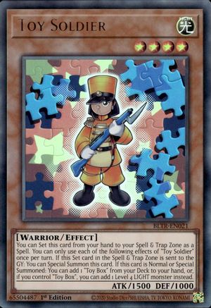 Toy Soldier (BLTR-EN021) - Battles of Legend: Terminal Revenge 1st Edition Battles of Legend: Terminal Revenge Yugioh Single  Squirtle Squad Card Shop.