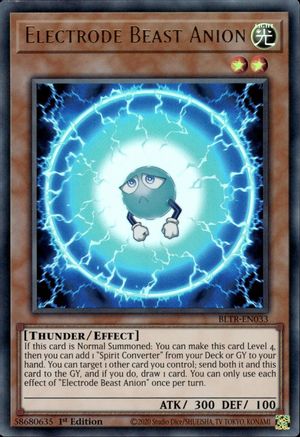 Electrode Beast Anion (BLTR-EN033) - Battles of Legend: Terminal Revenge 1st Edition Battles of Legend: Terminal Revenge Yugioh Single  Squirtle Squad Card Shop.