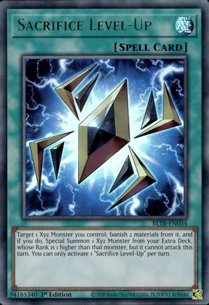 Sacrifice Level-Up (BLTR-EN034) - Battles of Legend: Terminal Revenge 1st Edition Battles of Legend: Terminal Revenge Yugioh Single  Squirtle Squad Card Shop.