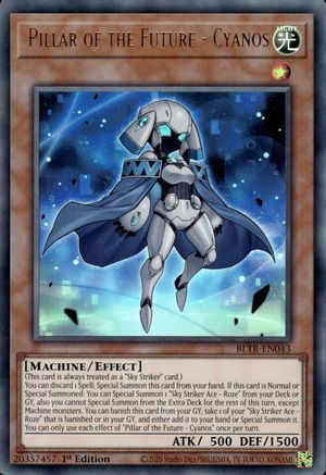 Pillar of the Future - Cyanos (BLTR-EN043) - Battles of Legend: Terminal Revenge 1st Edition Battles of Legend: Terminal Revenge Yugioh Single  Squirtle Squad Card Shop.