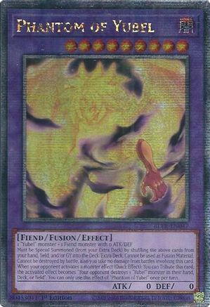 Phantom of Yubel (Quarter Century Secret Rare) (BLTR-EN047) - Battles of Legend: Terminal Revenge 1st Edition Battles of Legend: Terminal Revenge Yugioh Single  Squirtle Squad Card Shop.
