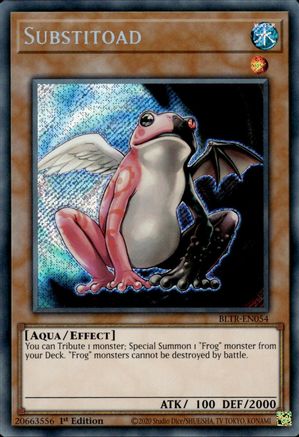 Substitoad (BLTR-EN054) - Battles of Legend: Terminal Revenge 1st Edition Battles of Legend: Terminal Revenge Yugioh Single  Squirtle Squad Card Shop.