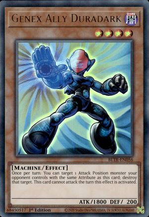 Genex Ally Duradark (BLTR-EN056) - Battles of Legend: Terminal Revenge 1st Edition Battles of Legend: Terminal Revenge Yugioh Single  Squirtle Squad Card Shop.