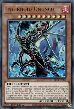 Infernoid Onuncu (BLTR-EN065) - Battles of Legend: Terminal Revenge 1st Edition Battles of Legend: Terminal Revenge Yugioh Single  Squirtle Squad Card Shop.
