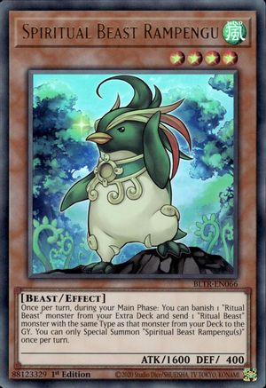 Spiritual Beast Rampengu (BLTR-EN066) - Battles of Legend: Terminal Revenge 1st Edition Battles of Legend: Terminal Revenge Yugioh Single  Squirtle Squad Card Shop.