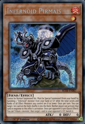 Infernoid Pirmais (BLTR-EN067) - Battles of Legend: Terminal Revenge 1st Edition Battles of Legend: Terminal Revenge Yugioh Single  Squirtle Squad Card Shop.