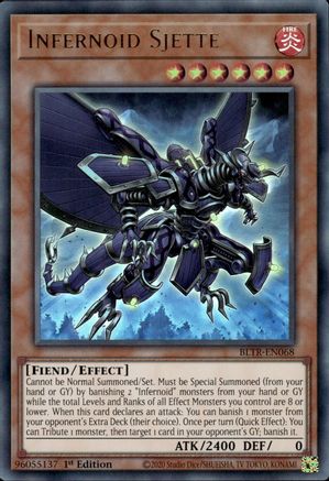 Infernoid Sjette (BLTR-EN068) - Battles of Legend: Terminal Revenge 1st Edition Battles of Legend: Terminal Revenge Yugioh Single  Squirtle Squad Card Shop.