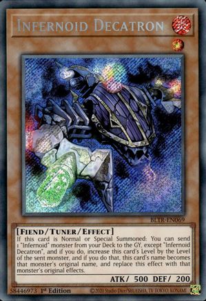 Infernoid Decatron (BLTR-EN069) - Battles of Legend: Terminal Revenge 1st Edition Battles of Legend: Terminal Revenge Yugioh Single  Squirtle Squad Card Shop.