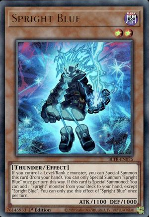 Spright Blue (BLTR-EN075) - Battles of Legend: Terminal Revenge 1st Edition Battles of Legend: Terminal Revenge Yugioh Single  Squirtle Squad Card Shop.