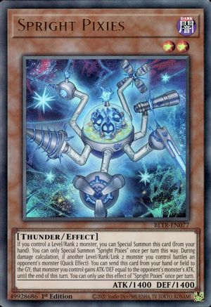 Spright Pixies (BLTR-EN077) - Battles of Legend: Terminal Revenge 1st Edition Battles of Legend: Terminal Revenge Yugioh Single  Squirtle Squad Card Shop.