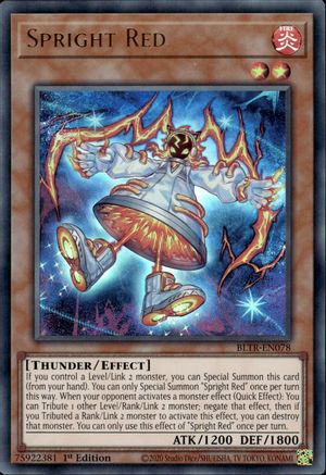 Spright Red (BLTR-EN078) - Battles of Legend: Terminal Revenge 1st Edition Battles of Legend: Terminal Revenge Yugioh Single  Squirtle Squad Card Shop.