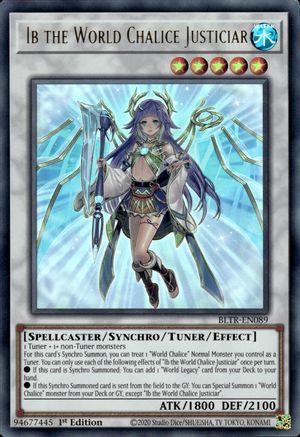 Ib the World Chalice Justiciar (BLTR-EN089) - Battles of Legend: Terminal Revenge 1st Edition Battles of Legend: Terminal Revenge Yugioh Single  Squirtle Squad Card Shop.