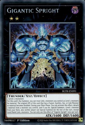 Gigantic Spright (BLTR-EN091) - Battles of Legend: Terminal Revenge 1st Edition Battles of Legend: Terminal Revenge Yugioh Single  Squirtle Squad Card Shop.