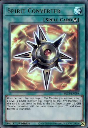 Spirit Converter (BLTR-EN099) - Battles of Legend: Terminal Revenge 1st Edition Battles of Legend: Terminal Revenge Yugioh Single  Squirtle Squad Card Shop.