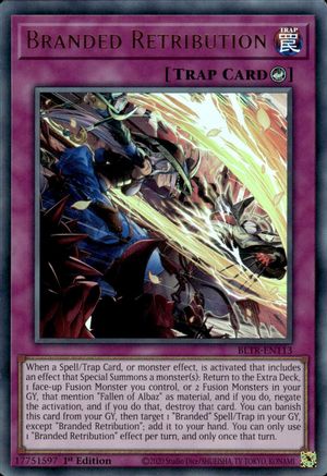 Branded Retribution (BLTR-EN113) - Battles of Legend: Terminal Revenge 1st Edition Battles of Legend: Terminal Revenge Yugioh Single  Squirtle Squad Card Shop.