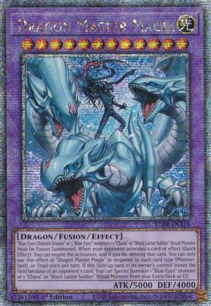 Dragon Master Magia (Quarter Century Secret Rare) (BLTR-EN118) - Battles of Legend: Terminal Revenge 1st Edition Battles of Legend: Terminal Revenge Yugioh Single  Squirtle Squad Card Shop.
