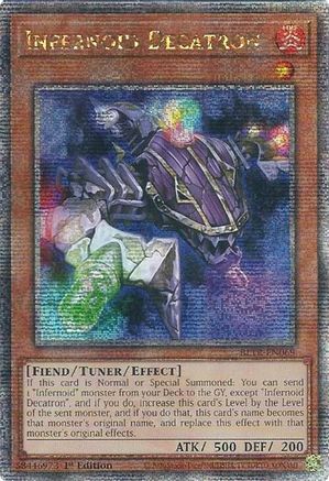 Infernoid Decatron (Quarter Century Secret Rare) (BLTR-EN069) - Battles of Legend: Terminal Revenge 1st Edition Battles of Legend: Terminal Revenge Yugioh Single  Squirtle Squad Card Shop.