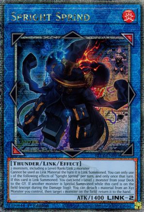 Spright Sprind (Quarter Century Secret Rare) (BLTR-EN095) - Battles of Legend: Terminal Revenge 1st Edition Battles of Legend: Terminal Revenge Yugioh Single  Squirtle Squad Card Shop.