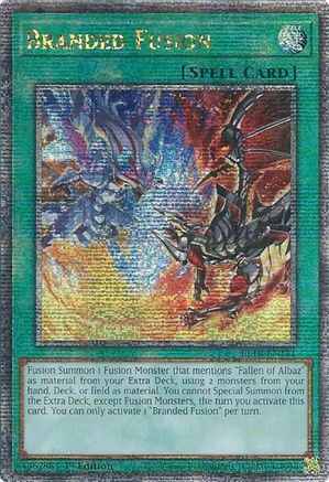 Branded Fusion (Quarter Century Secret Rare) (BLTR-EN111) - Battles of Legend: Terminal Revenge 1st Edition Battles of Legend: Terminal Revenge Yugioh Single  Squirtle Squad Card Shop.
