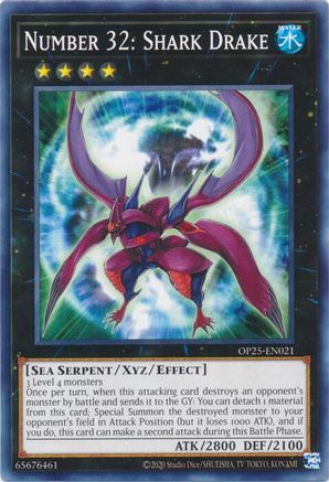 Number 32: Shark Drake (OP25-EN021) - OTS Tournament Pack 25 Unlimited OTS Tournament Pack 25 Yugioh Single  Squirtle Squad Card Shop.