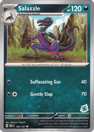 Salazzle - Darkrai Deck 140  Battle Academy 2024 - Uncommon Battle Academy 2024 Pokemon Single  Squirtle Squad Card Shop.
