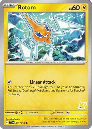 Rotom - Pikachu 14  Battle Academy 2024 - Common Battle Academy 2024 Pokemon Single  Squirtle Squad Card Shop.