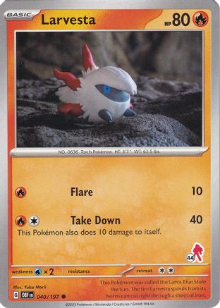 Larvesta - Armarouge 44  Battle Academy 2024 - Common Battle Academy 2024 Pokemon Single  Squirtle Squad Card Shop.