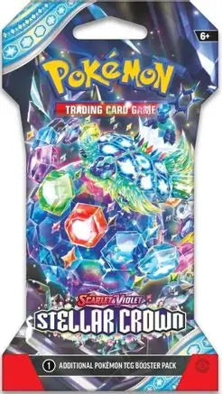 Stellar Crown Sleeved Booster Pack SV07: Stellar Crown Pokemon Sealed  Squirtle Squad Card Shop.