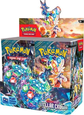 Stellar Crown Booster Box SV07: Stellar Crown Pokemon Sealed  Squirtle Squad Card Shop.