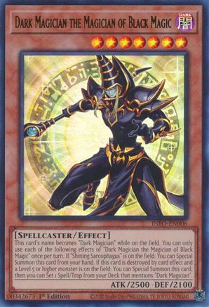 Dark Magician the Magician of Black Magic (INFO-EN006) - The Infinite Forbidden 1st Edition The Infinite Forbidden Yugioh Single  Squirtle Squad Card Shop.