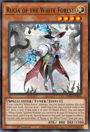 Rucia of the White Forest (INFO-EN016) - The Infinite Forbidden 1st Edition The Infinite Forbidden Yugioh Single  Squirtle Squad Card Shop.