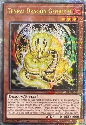 Tenpai Dragon Genroku (Quarter Century Secret Rare) (INFO-EN019) - The Infinite Forbidden 1st Edition The Infinite Forbidden Yugioh Single  Squirtle Squad Card Shop.