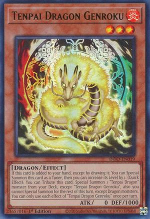 Tenpai Dragon Genroku (INFO-EN019) - The Infinite Forbidden 1st Edition The Infinite Forbidden Yugioh Single  Squirtle Squad Card Shop.